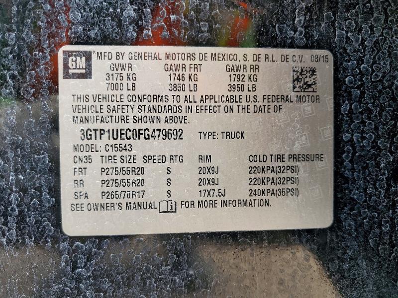 2015 GMC Sierra C1500 SLE