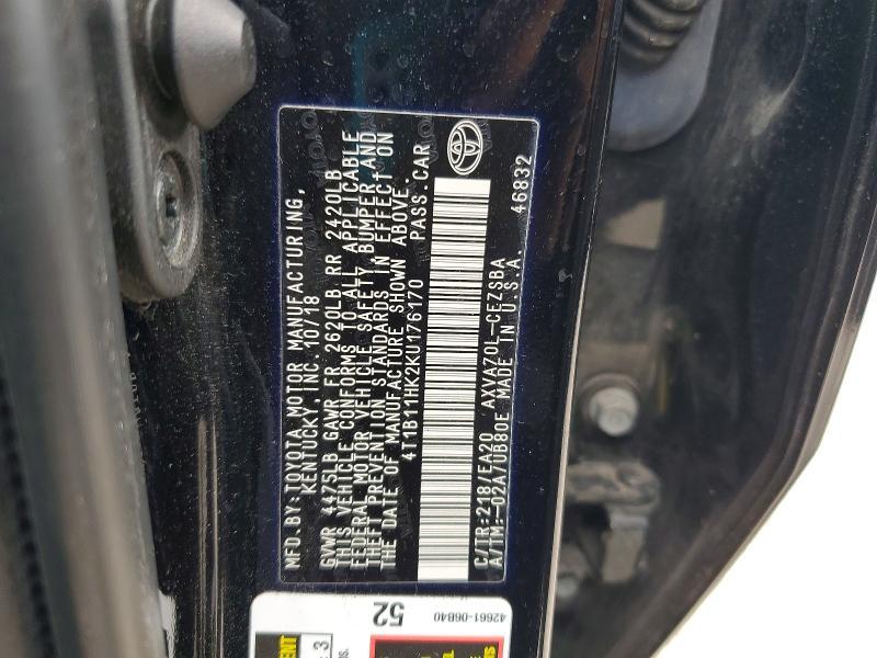 2019 Toyota Camry se