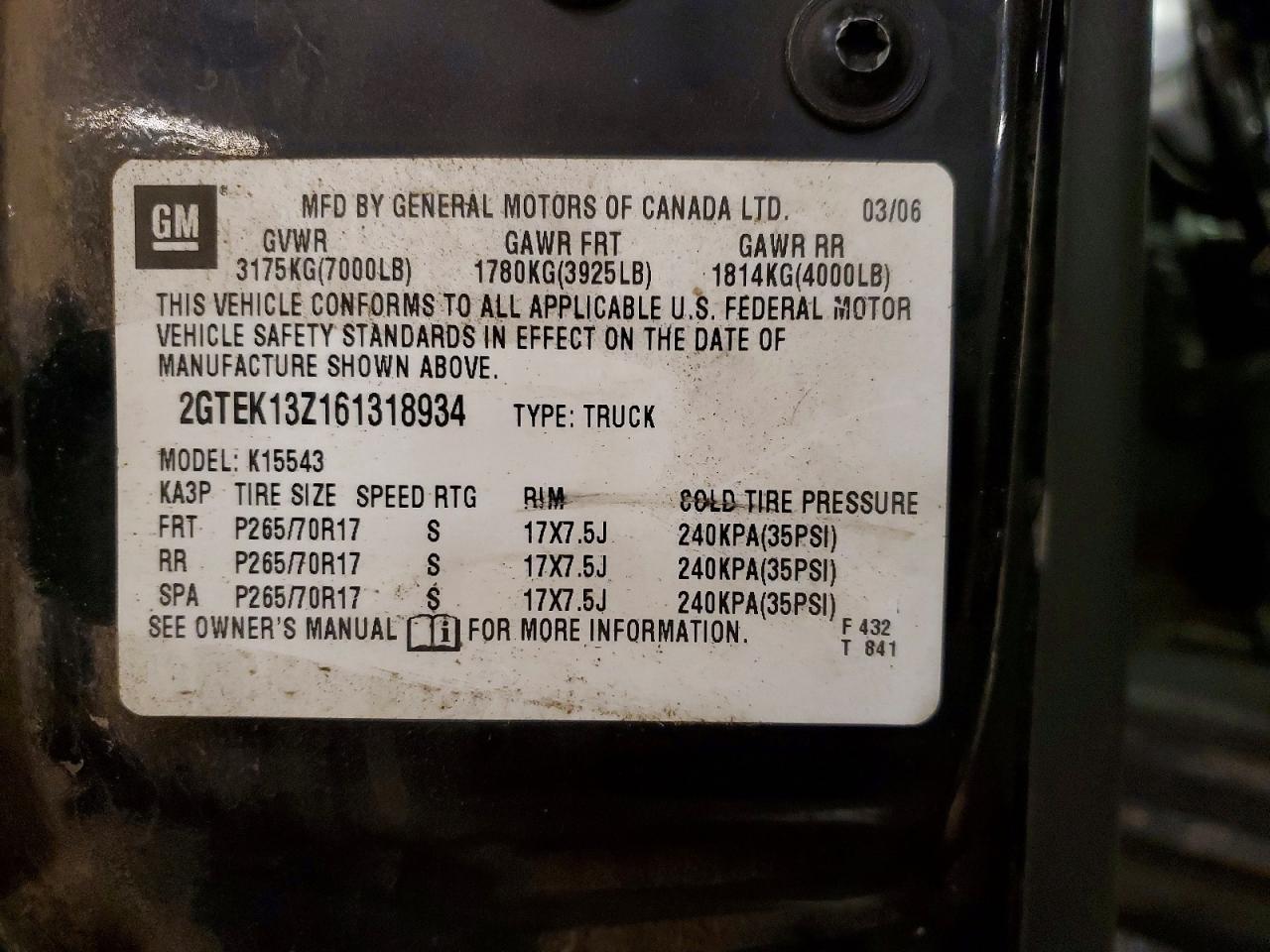 2006 GMC New Sierra K1500