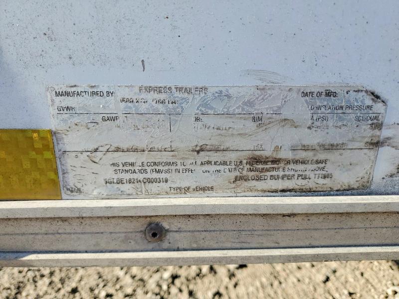 2004 Express Enclosed Cargo Trailer