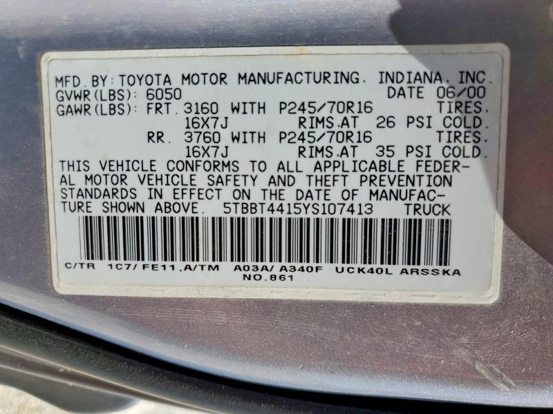 2000 Toyota Tundra SR5