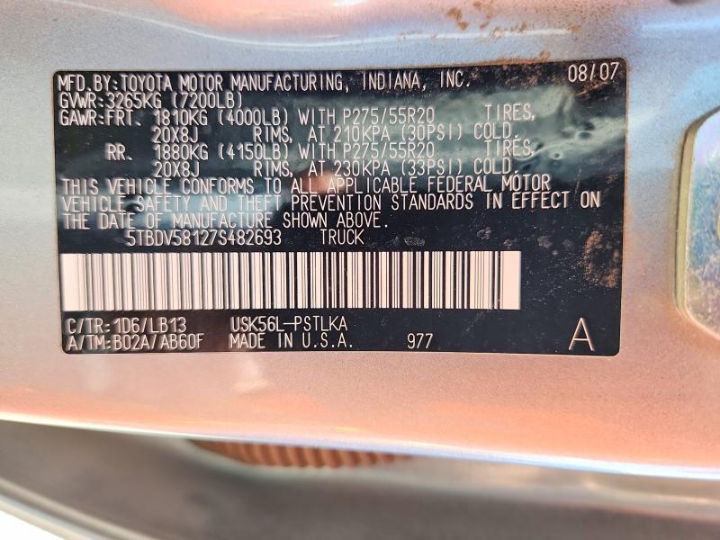2007 Toyota Tundra Crewmax Limited