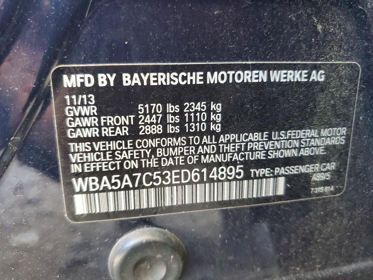 2014 BMW 528