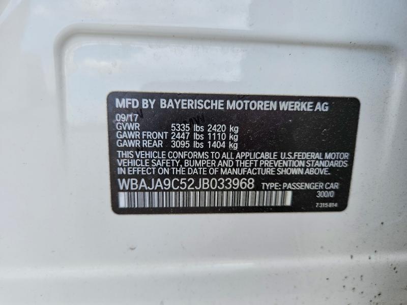 2018 BMW 530e
