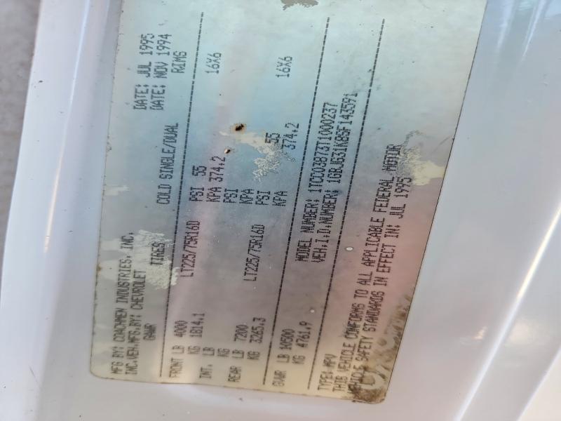 1995 Chev Rolet G Series RV