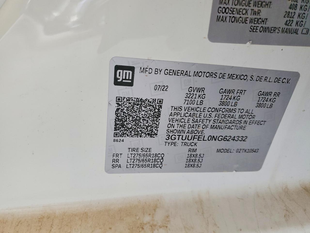 2022 GMC Sierra K1500 AT4X