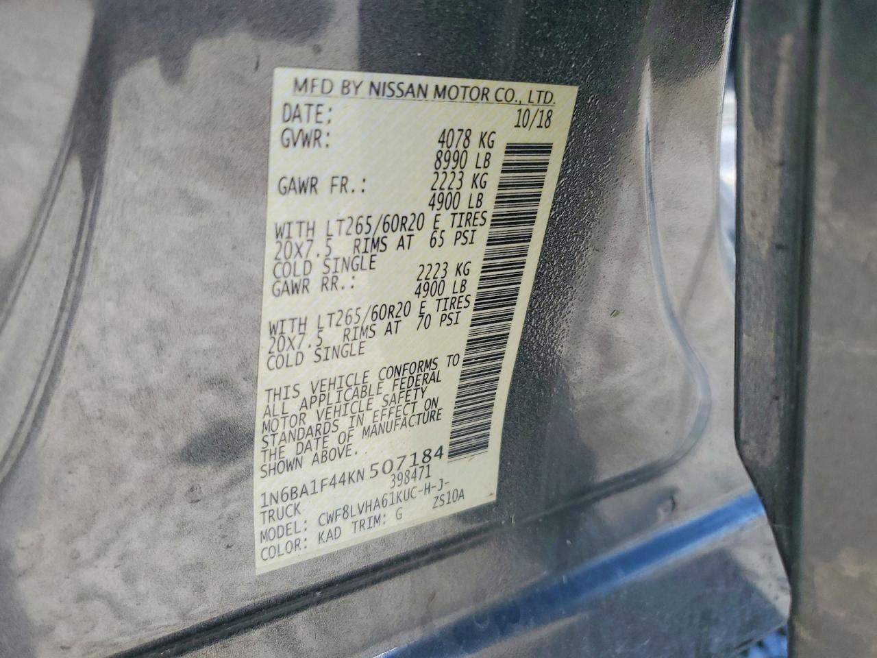 2019 Nissan Titan XD SL