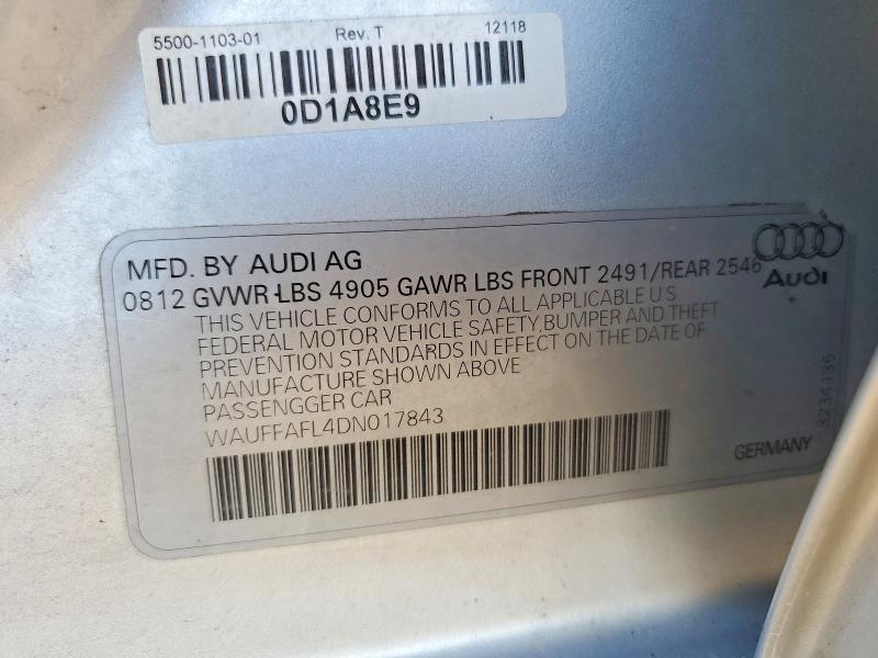 2013 Audi A4 Premium Plus