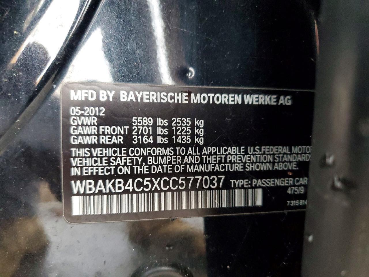 2012 BMW 740 li