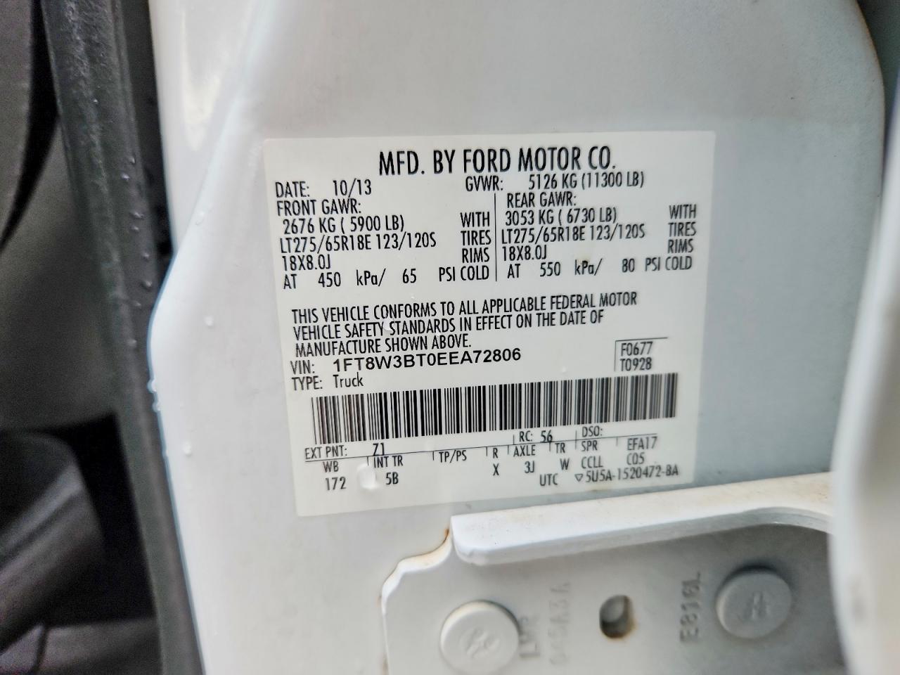 2014 Ford F350 Super Duty