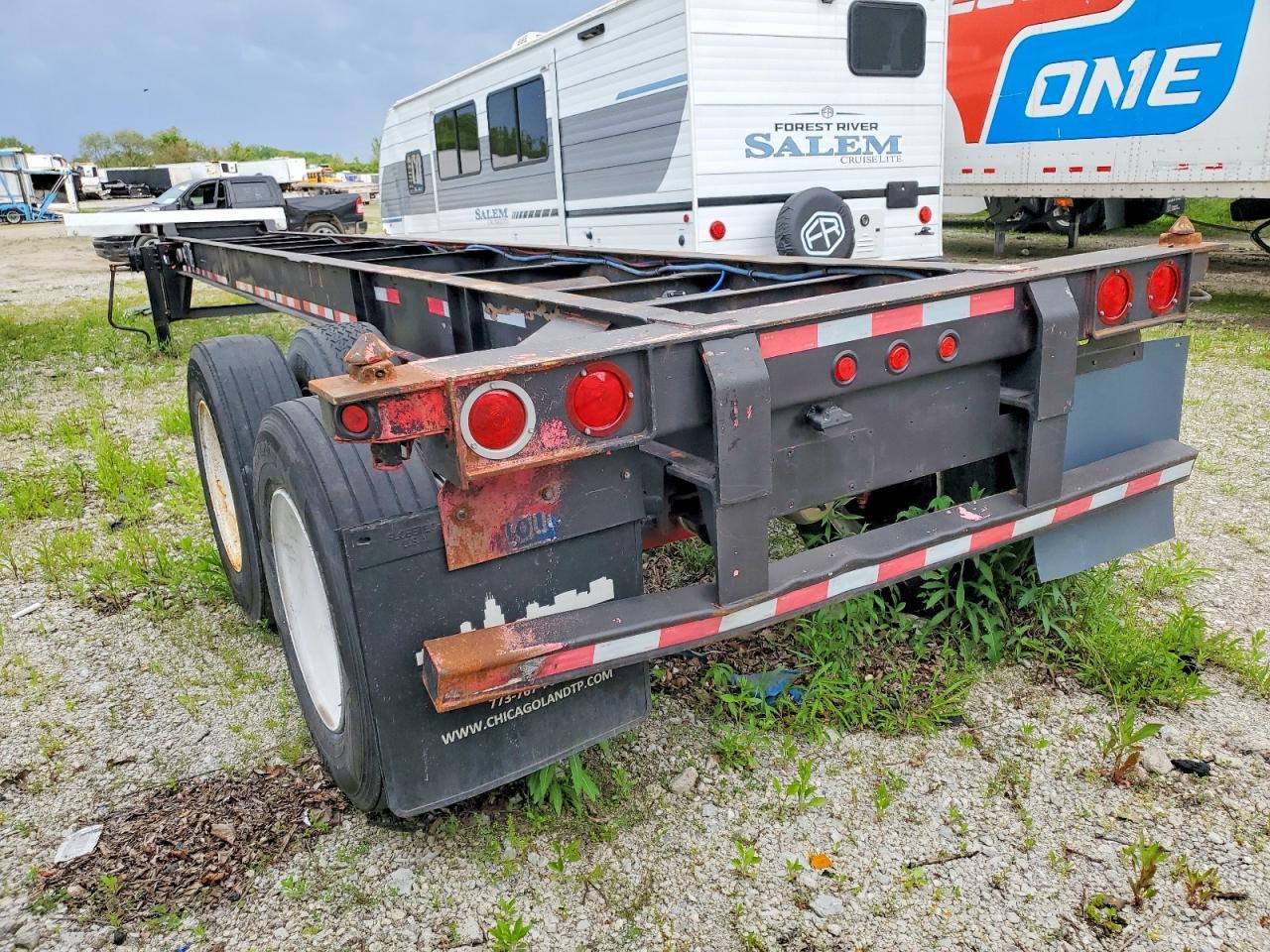 1973 Bertolini Roll-OFF Container Trailer