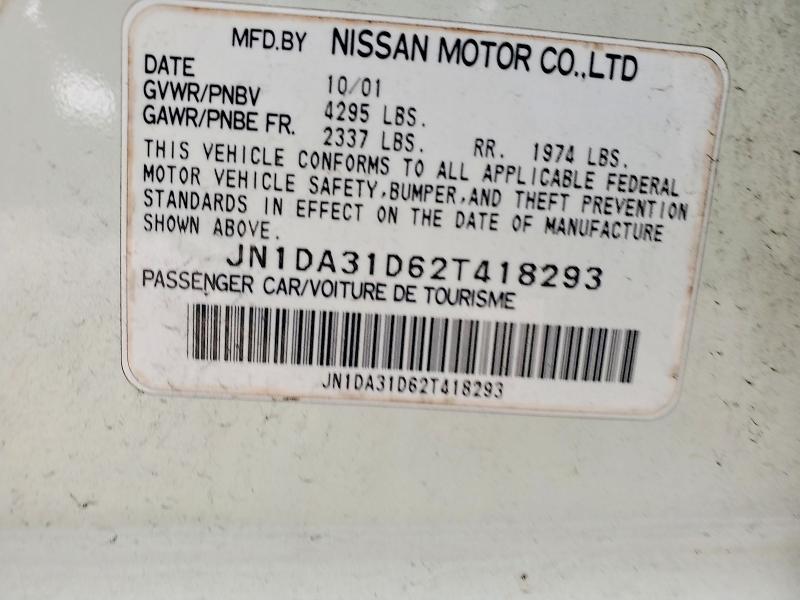 2002 Nissan Maxima gxe