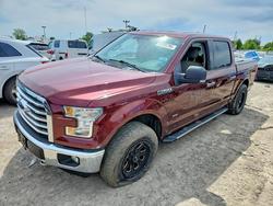 Salvage trucks for sale at Indianapolis, IN auction: 2016 Ford F150 Supercrew