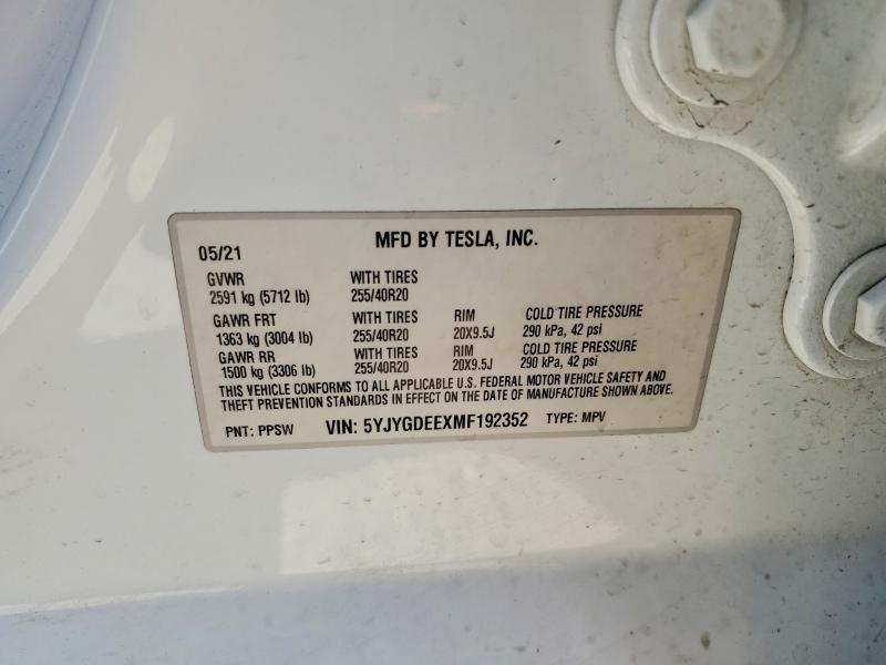 2021 Tesla Model y