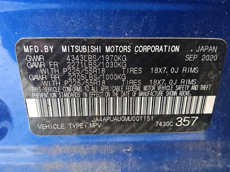 2021 Mitsubishi Outlander Sport es