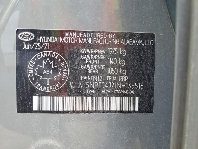 2022 Hyundai Sonata sel Plus