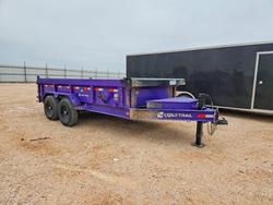 Salvage trucks for sale at Andrews, TX auction: 2025 Load Trail Dump Trailer