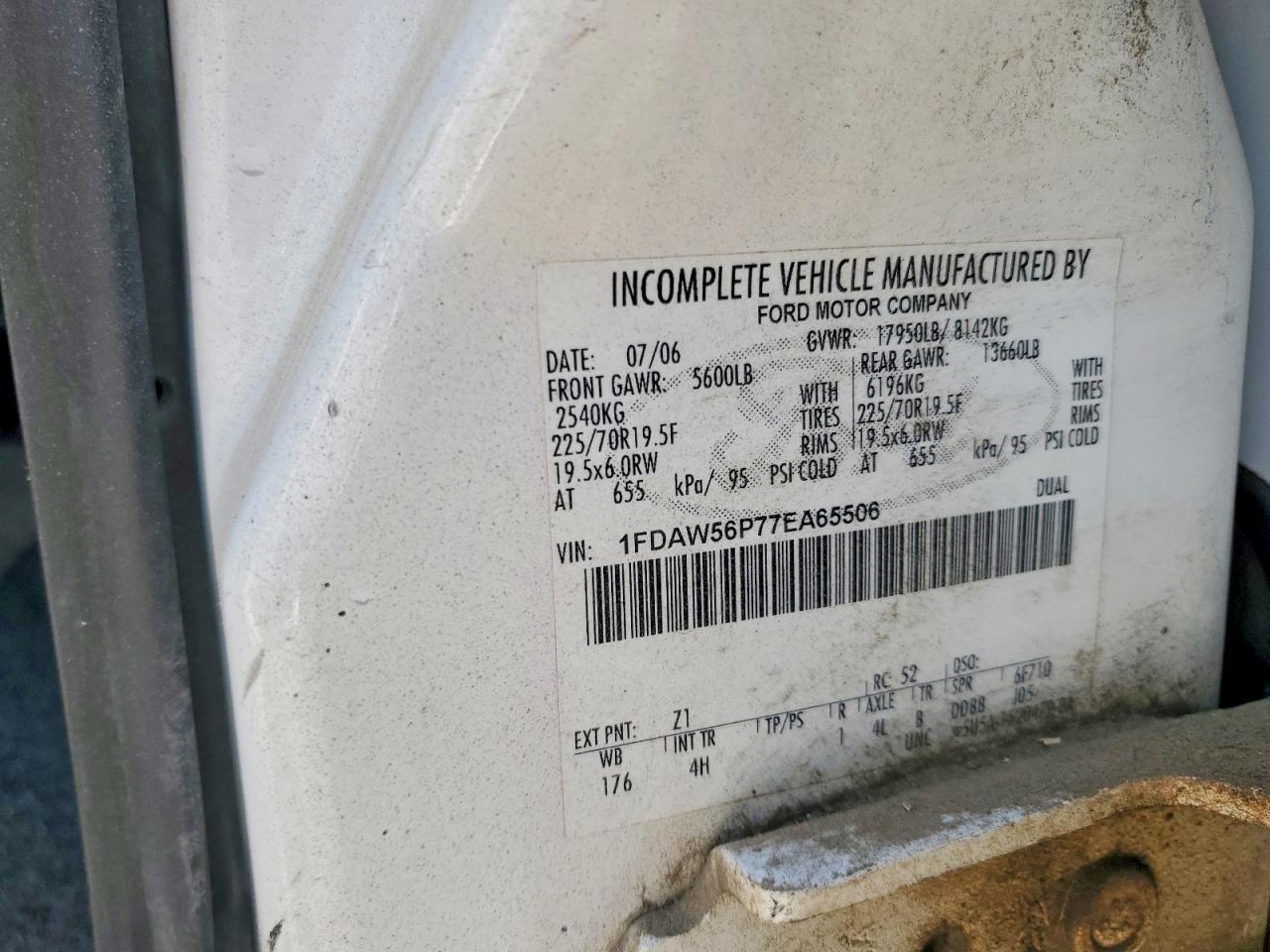 2007 Ford F550 Super Duty