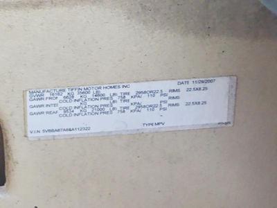 2008 Tiffin Mot OR Homes Allegro RV