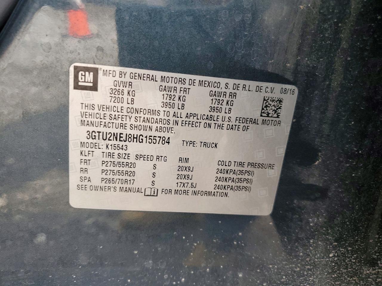2017 GMC Sierra K1500 SLT