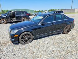Mercedes-Benz C-class salvage cars for sale: 2012 Mercedes-Benz C 250