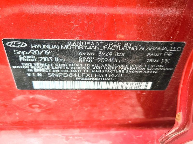 2020 Hyundai Elantra sel