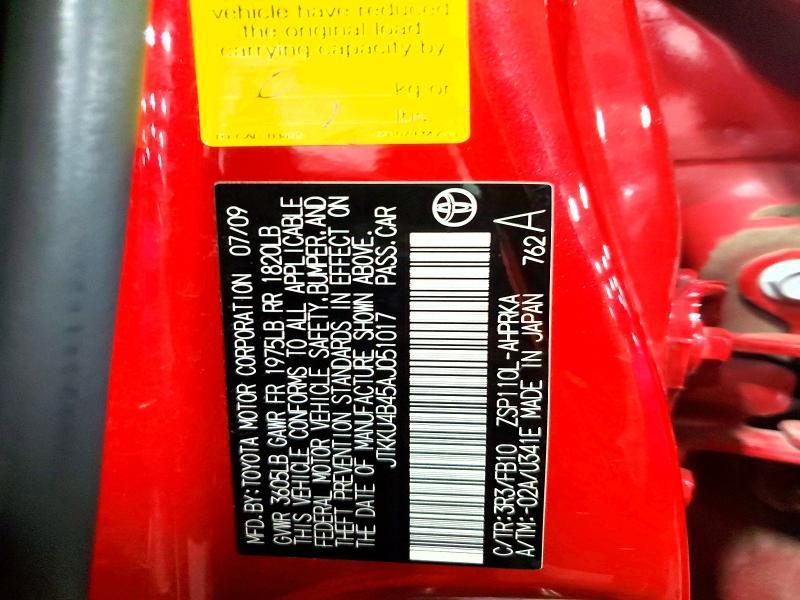 2010 Scion Xd Base