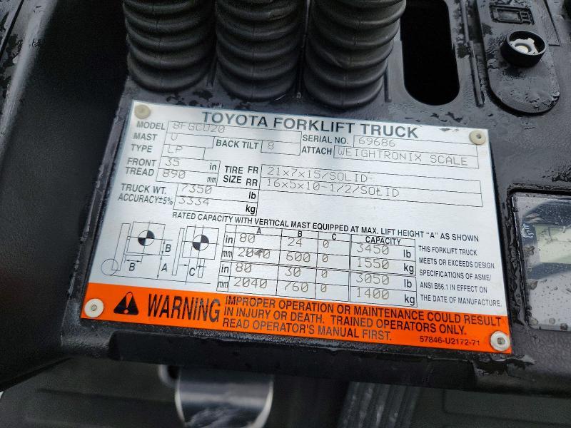 2015 Toyota Forklift