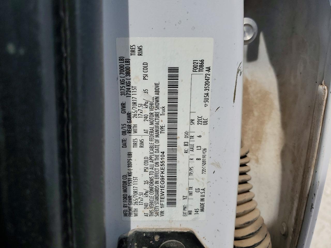 2015 Ford F150 Supercrew