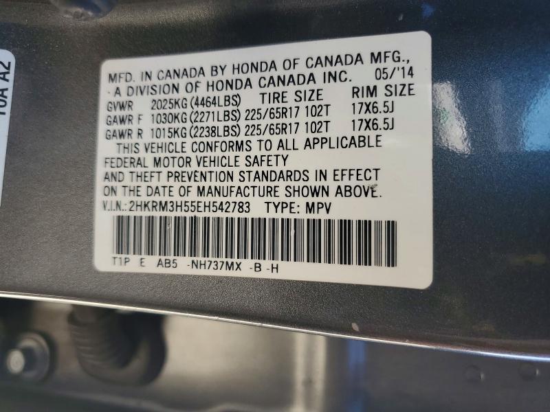 2014 Honda Cr-v ex