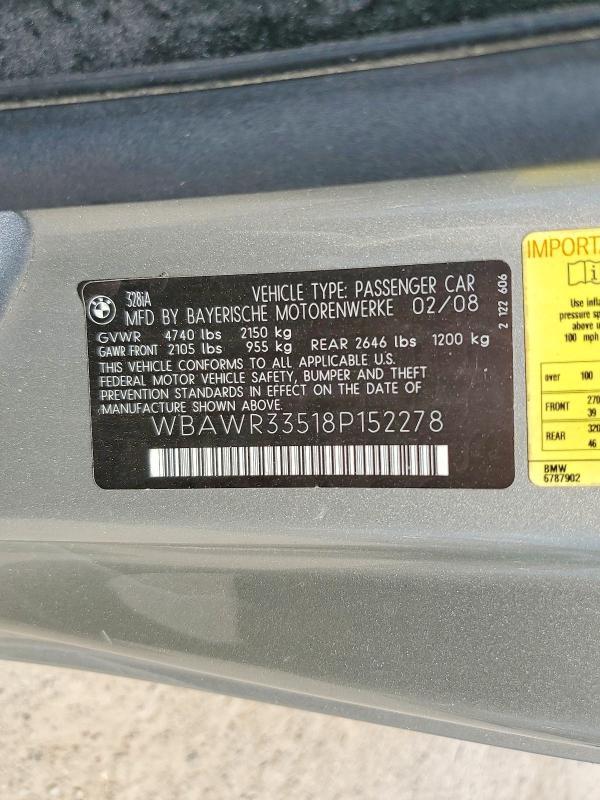 2008 BMW 328 i Sulev