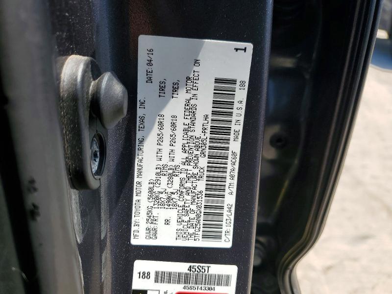 2016 Toyota Tacoma Limited