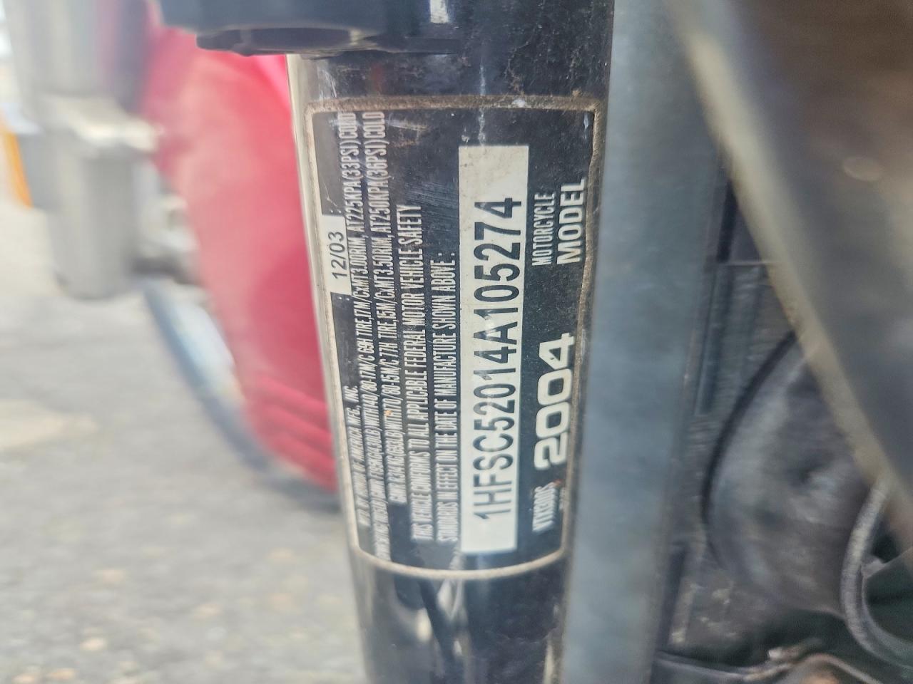 2004 Honda VTX1300