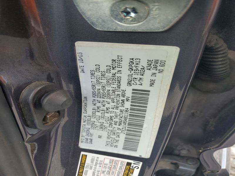 2004 Toyota 4runner Sport Edition