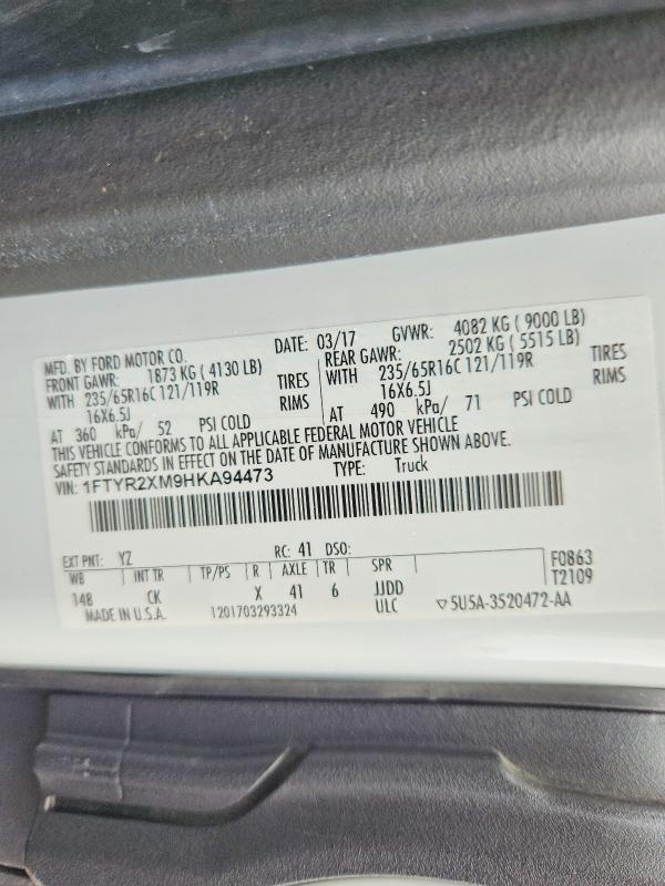 2017 Ford Transit 250 Delivery van