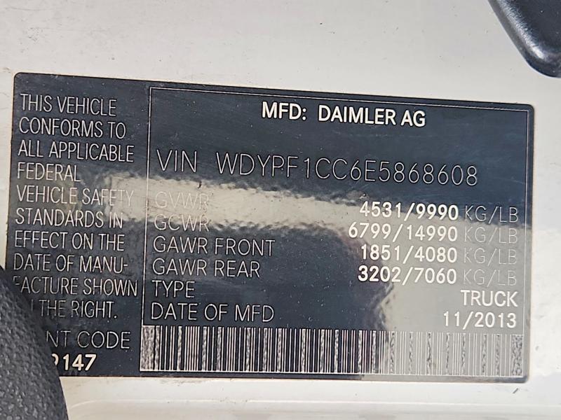 2014 Freightliner Sprinter 3500
