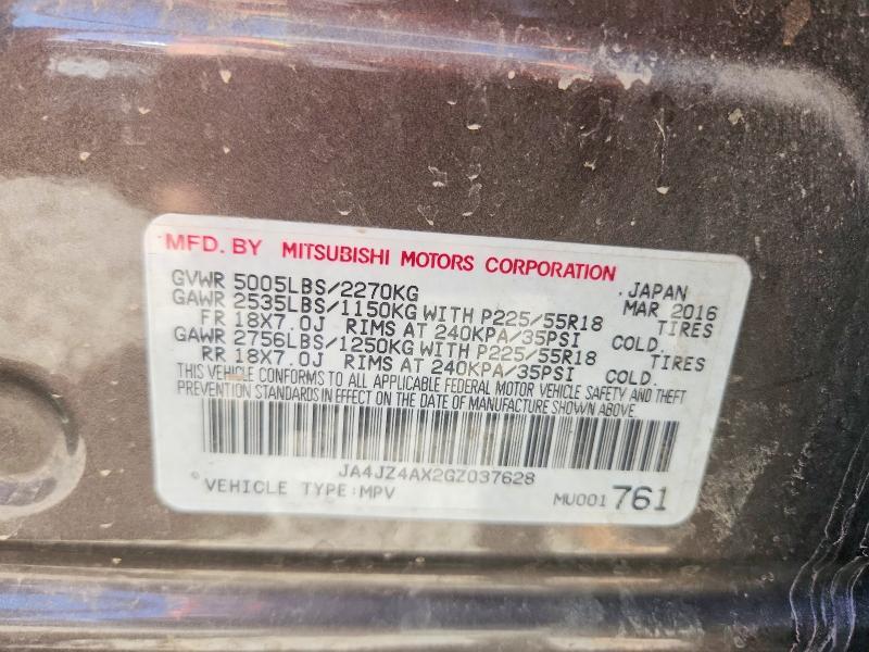 2016 Mitsubishi Outlander gt