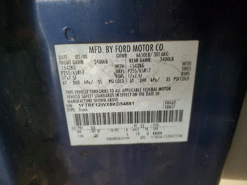 2008 Ford F150