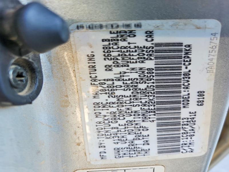 2002 Toyota Camry le