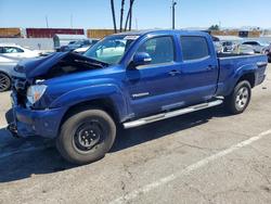 Toyota salvage cars for sale: 2015 Toyota Tacoma Double Cab Prerunner Long BED