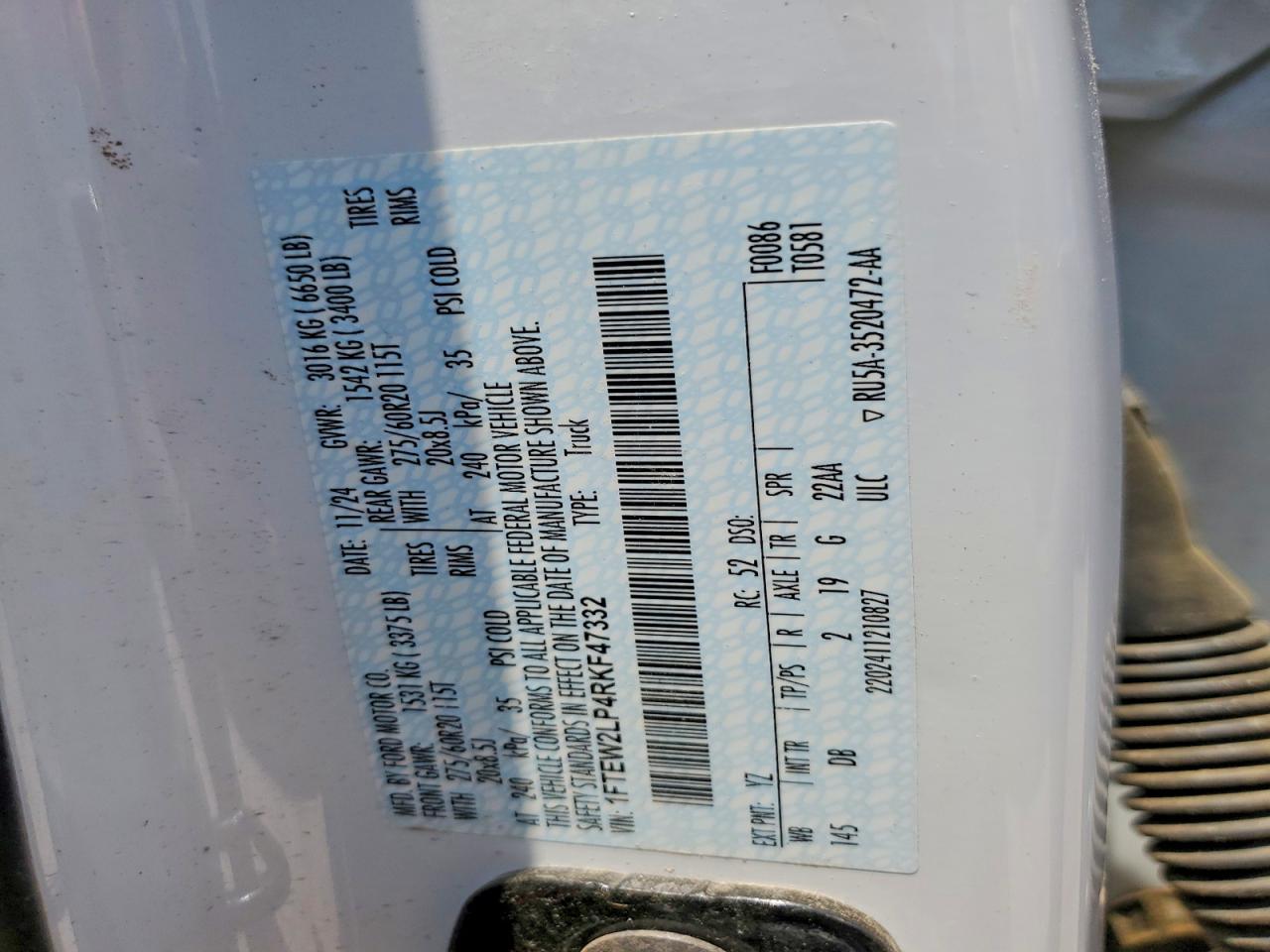 2024 Ford F150 STX