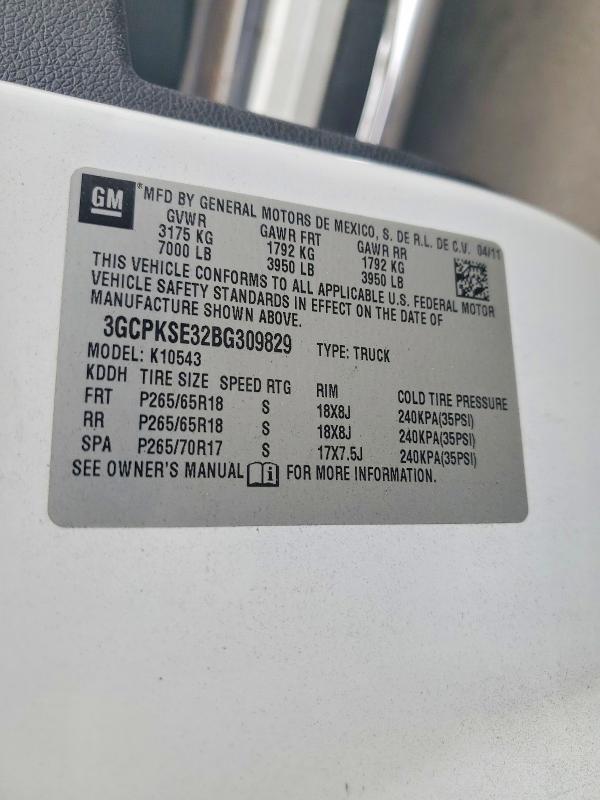 2011 Chevrolet Silverado K1500 LT