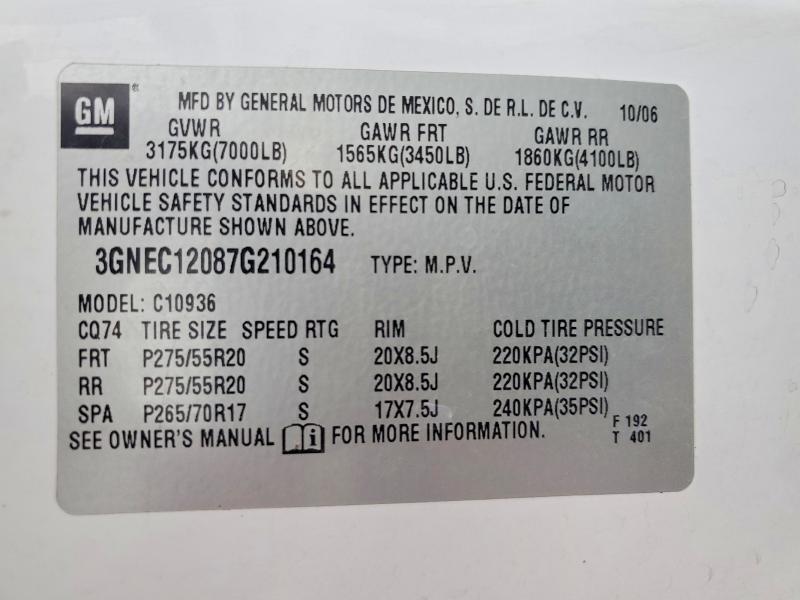 2007 Chevrolet Avalanche C1500
