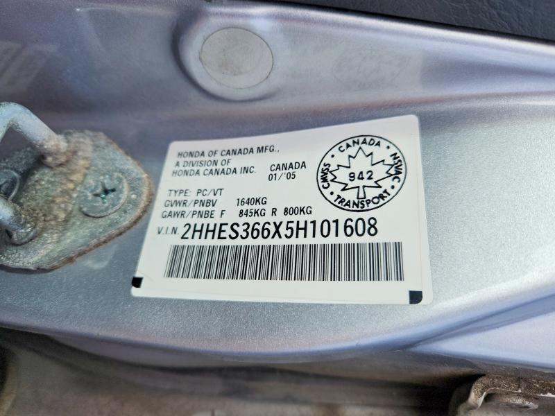 2005 Acura 1.7el Touring
