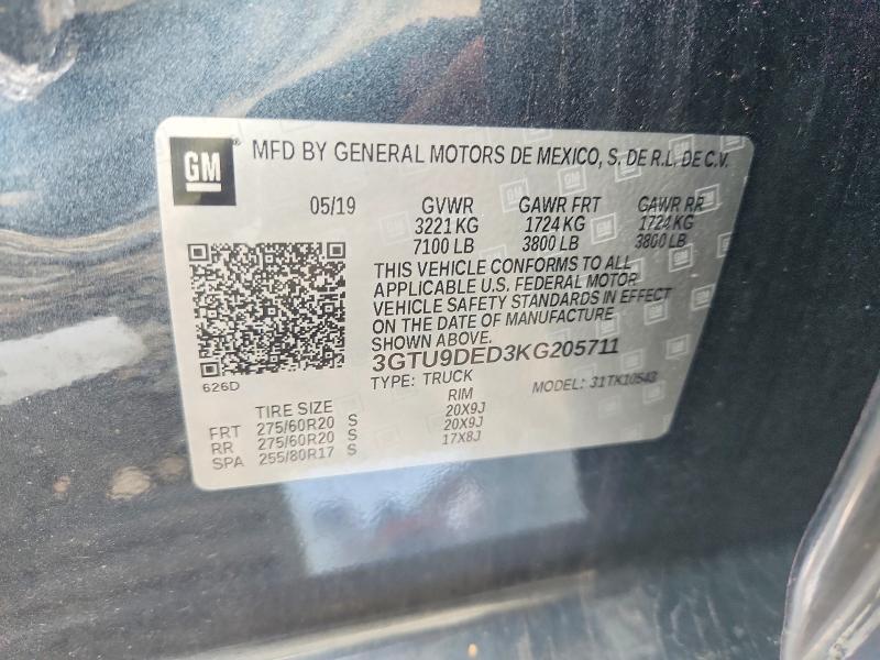 2019 GMC Sierra K1500 SLT