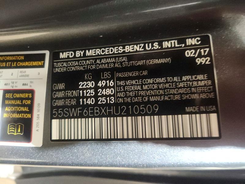 2017 Mercedes-Benz C 43 4matic amg