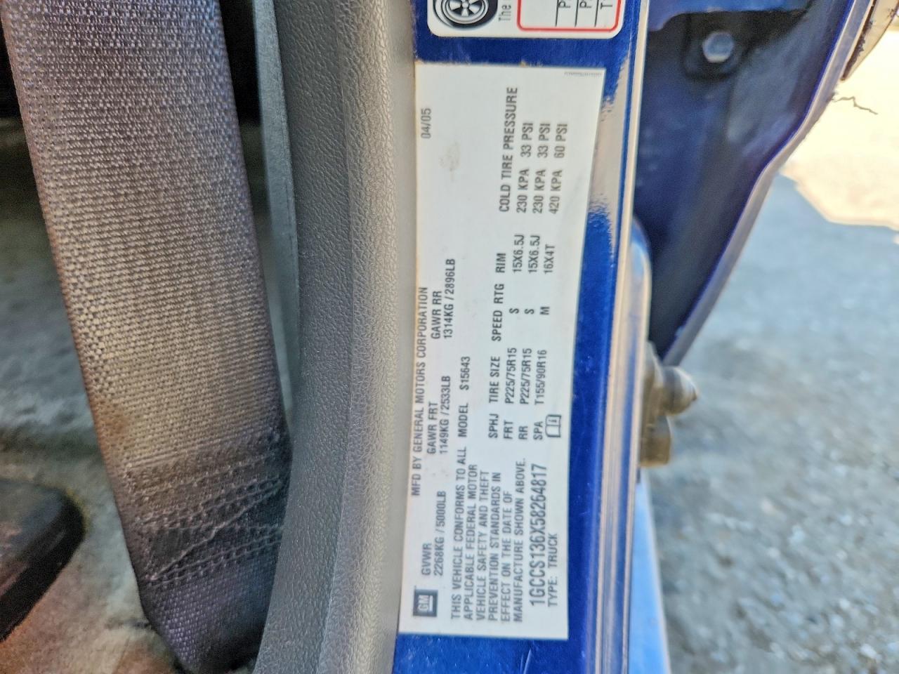 2005 Chevrolet Colorado