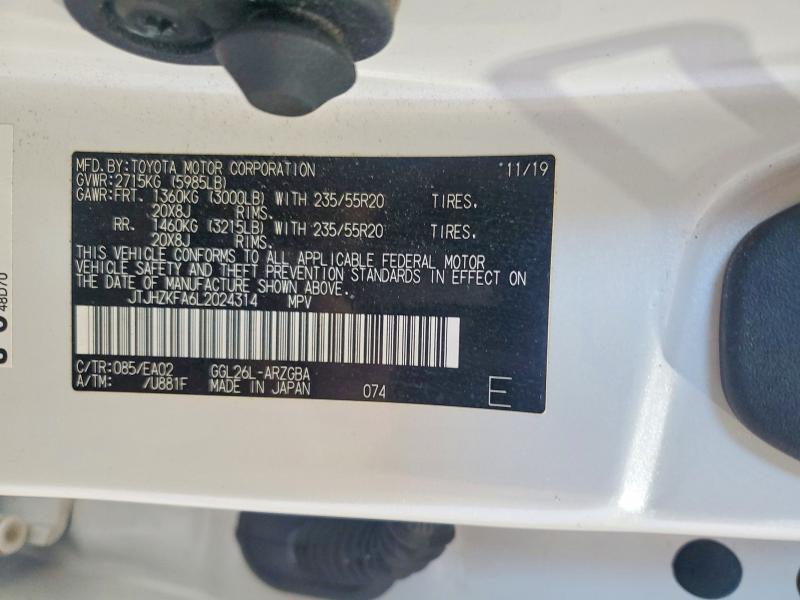 2020 Lexus Rx 350 l