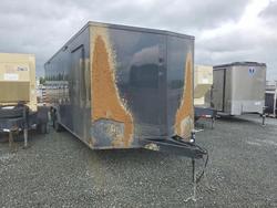 Salvage trucks for sale at Lumberton, NC auction: 2026 Hook & Line Cargo 8.5X24TA3 Enclosed Cargo Trailer