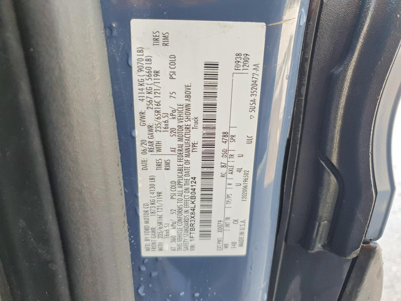 2020 Ford Transit T-250 Delivery van